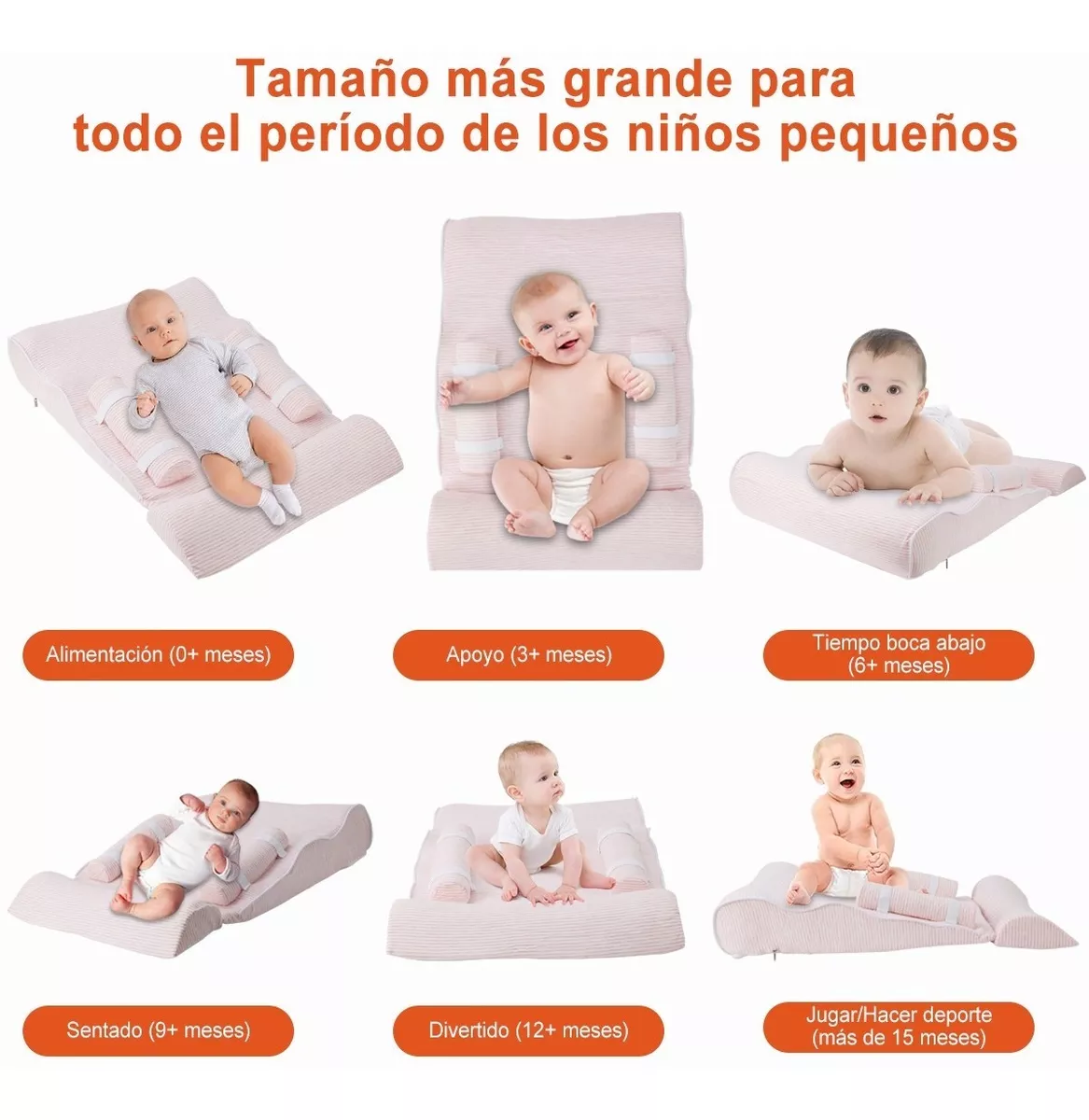 Cojin Antireflujo Colchón Anti Reflujo Bebé Cuna Soporte