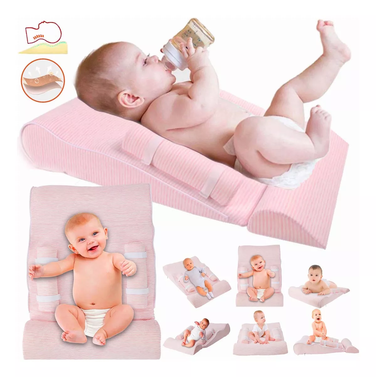 Cojin Antireflujo Colchón Anti Reflujo Bebé Cuna Soporte