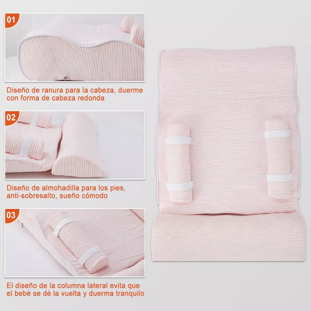 Cojin Antireflujo Colchón Anti Reflujo Bebé Cuna Soporte
