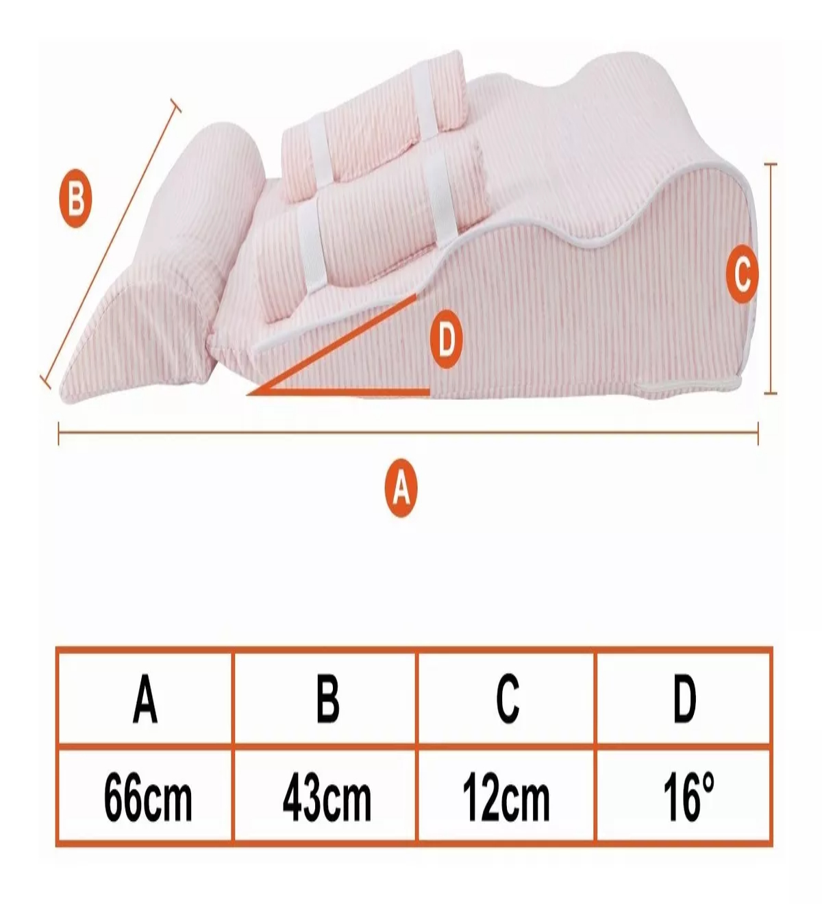 Cojin Antireflujo Colchón Anti Reflujo Bebé Cuna Soporte