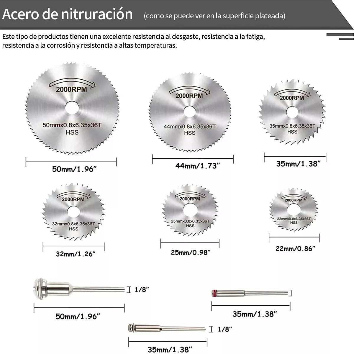 10 Discos Corte de Metales para Dremel Taladro – Cortar Metal IMPORTADO