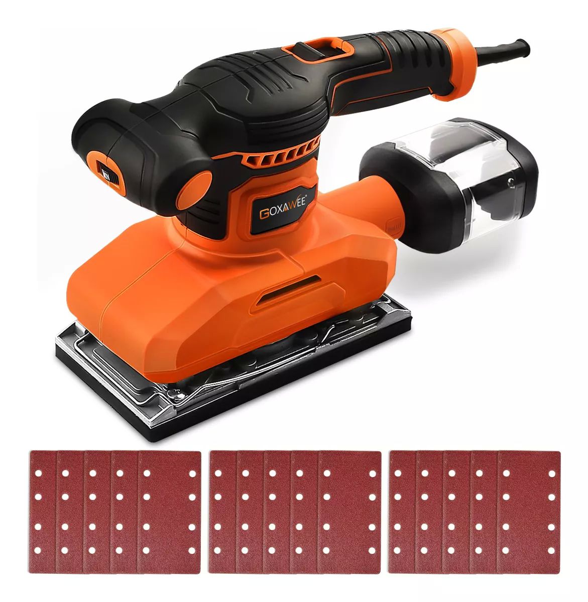 Lijadora Roto Orbital De Madera Goxawee 560w 90*187mm 