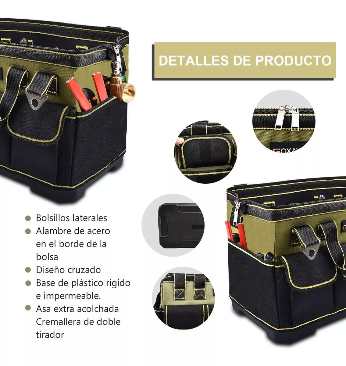 Bolsa De Herramientas De Cajas Goxawee Para Electricista