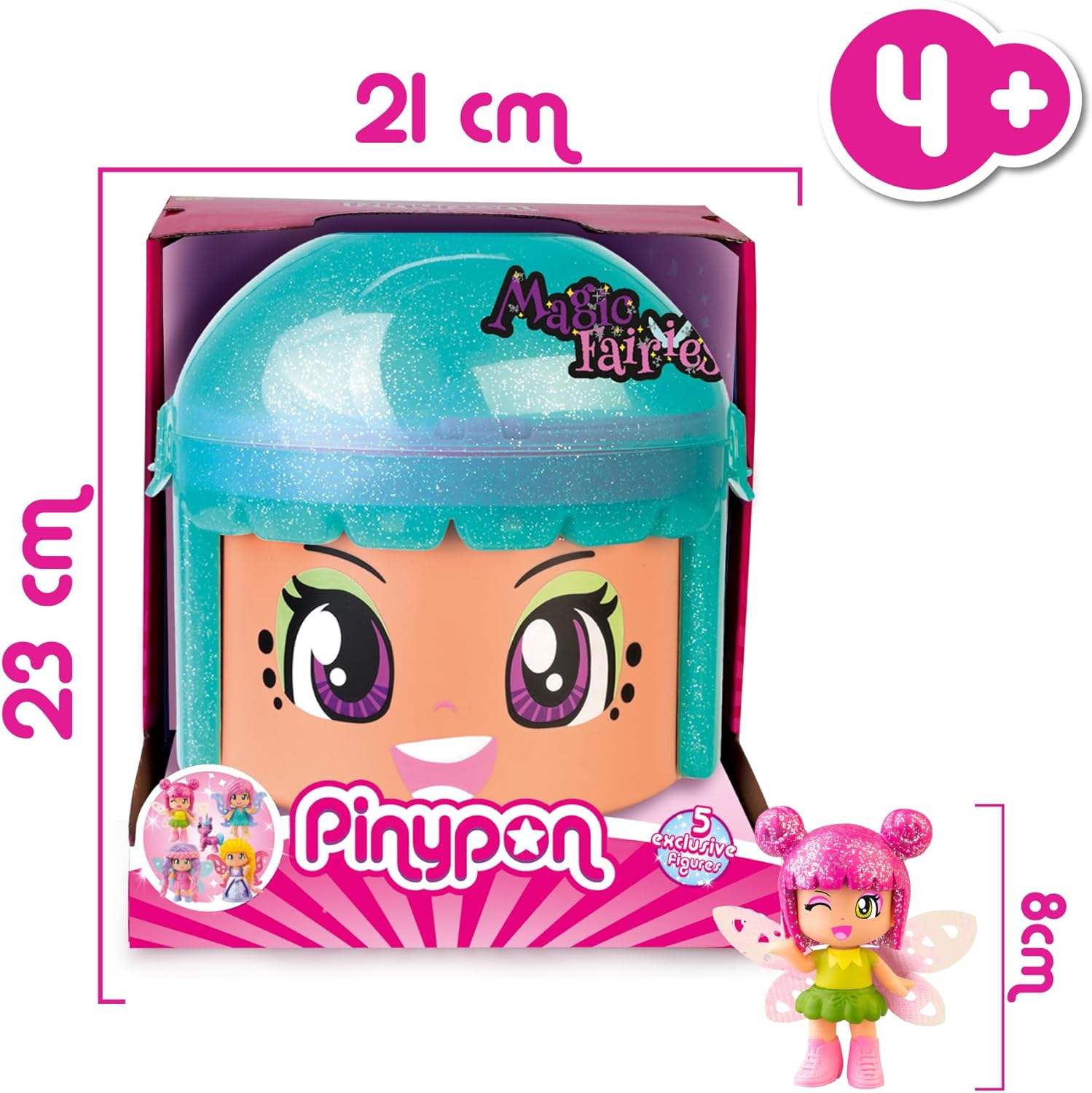 Cabeza Azul De Pinypon Power Girls Hadas Mágicas