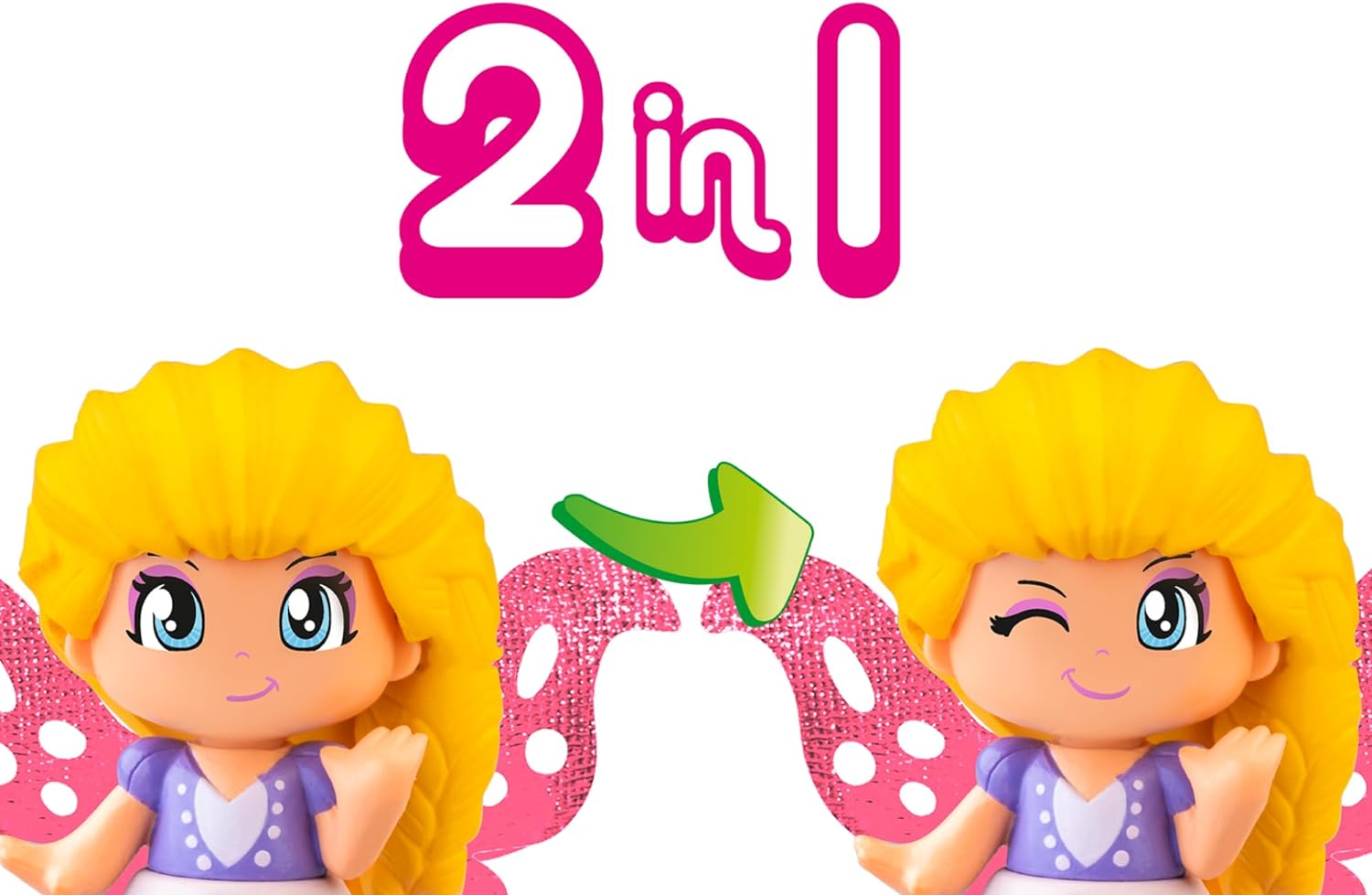 Cabeza Azul De Pinypon Power Girls Hadas Mágicas