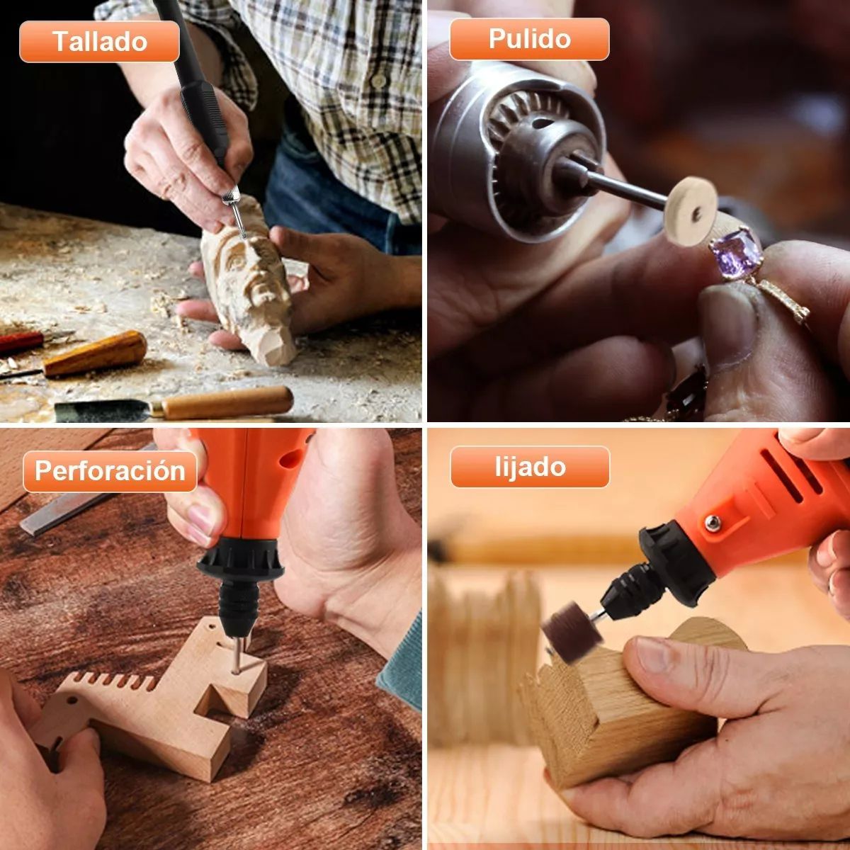 Kit 480 Pzas Accesorios Para Mini Taladro Mototool Goxawee