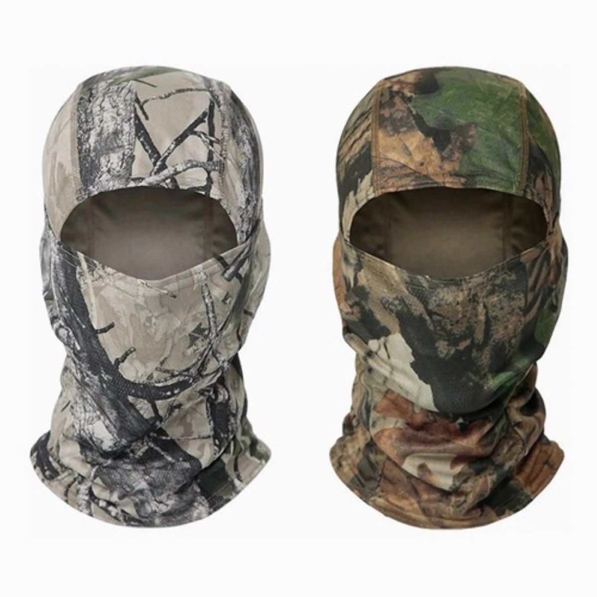 Pasamontañas Táctico Motocicleta Ciclismo 2 Pack vrde Militar