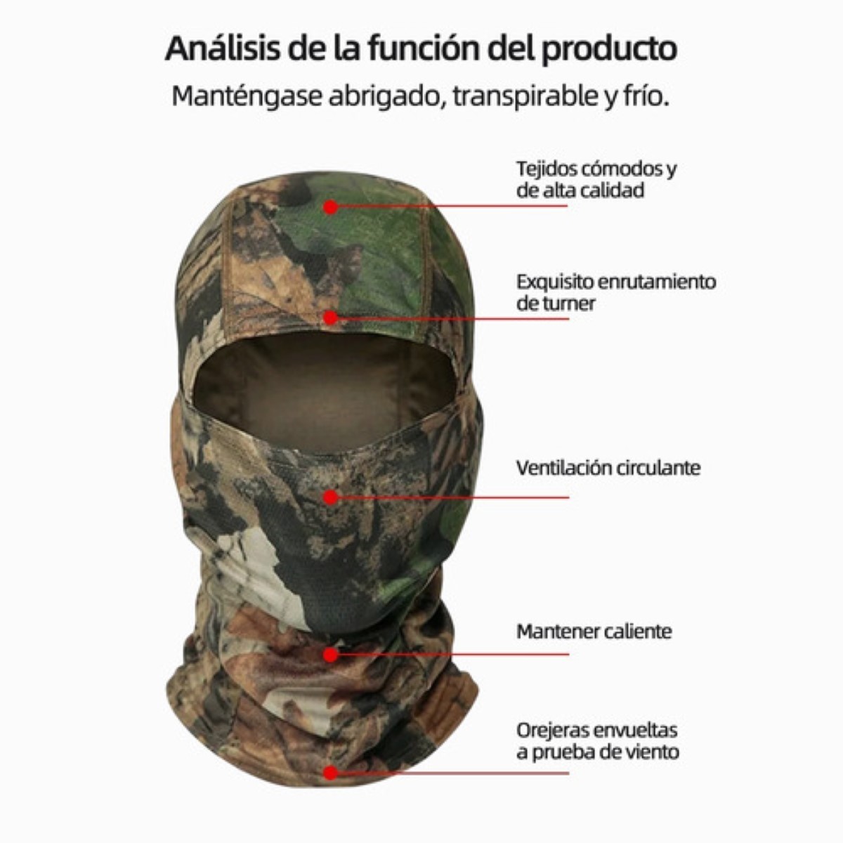 Pasamontañas Táctico Motocicleta Ciclismo 2 Pack vrde Militar