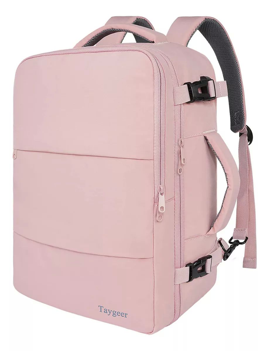 Mochila De Viaje Para Mujer, Aprobado Por Avión 10kg, Mochila Escolar Para Laptop De 15.6 Pulgadas, Mochila De Transporte Grande Espacio, Antirrobo