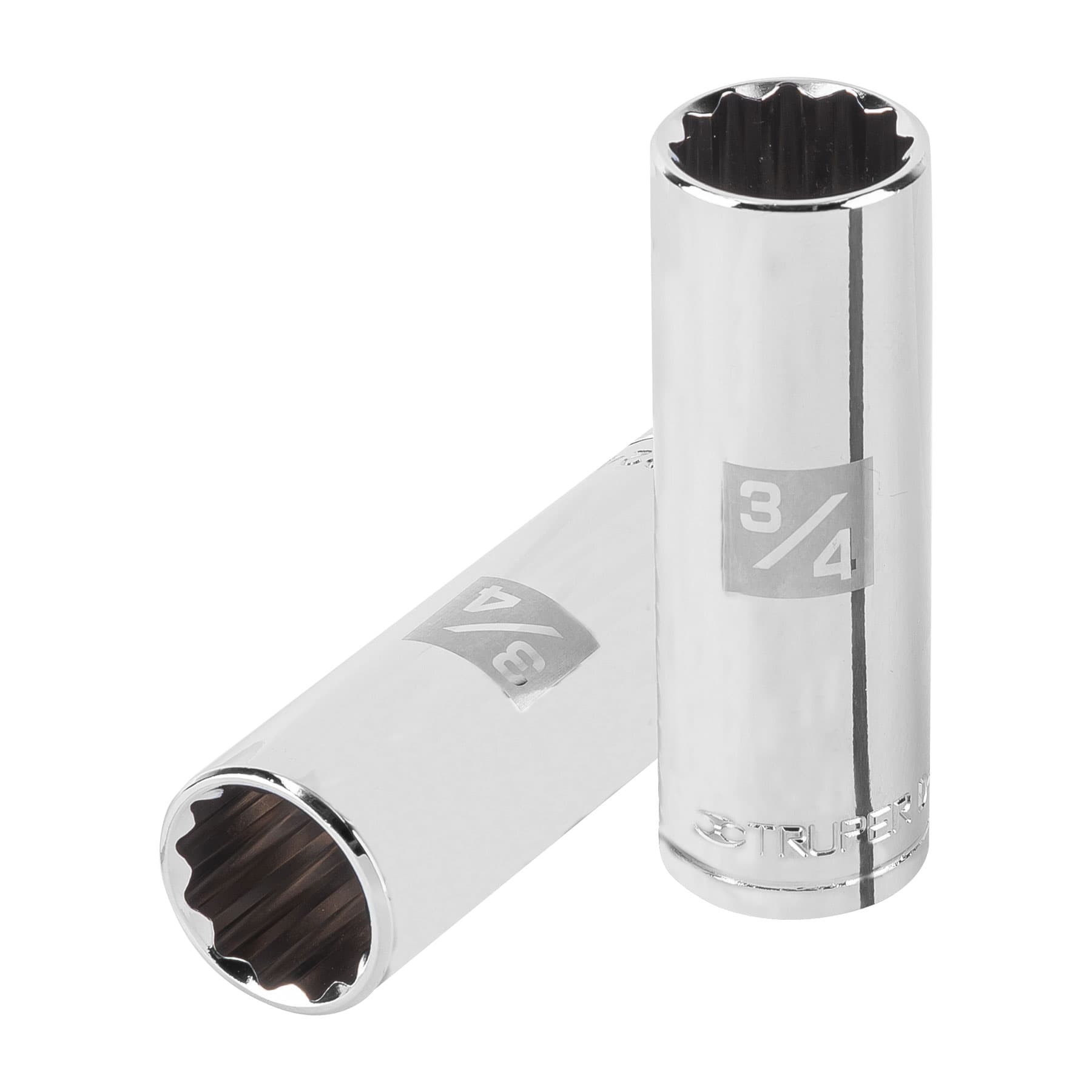 DADO LARGO DE 3/4", 12 PUNTAS, CUADRO 1/2", TRUPER 13364