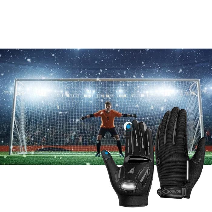 Guantes para Escalar MXGLY-007-1 1Par M NegroGris MicroFibra, GlovSoccGray