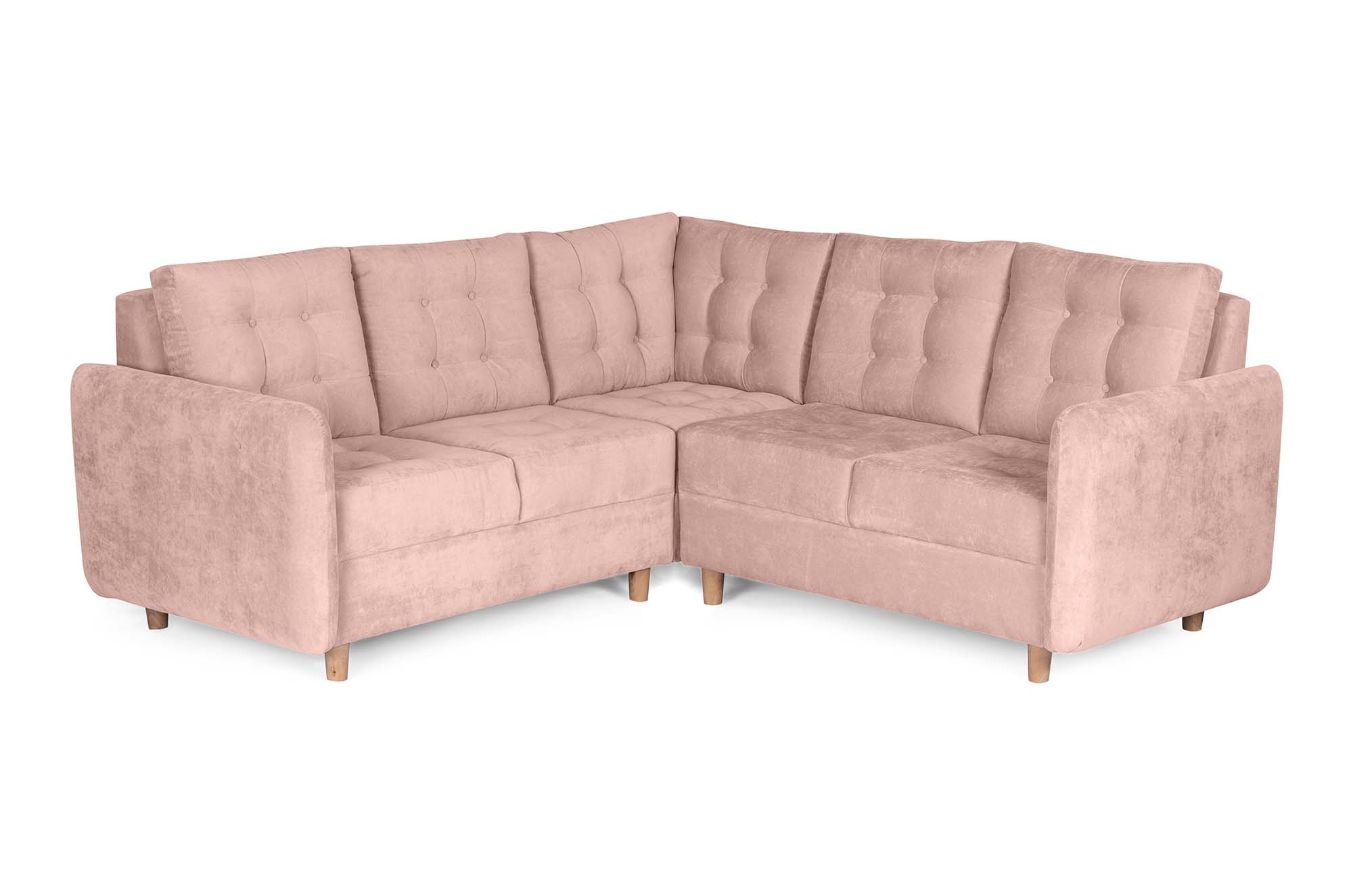 Sala Esquinera Makora Astori Palo de Rosa 3 Piezas