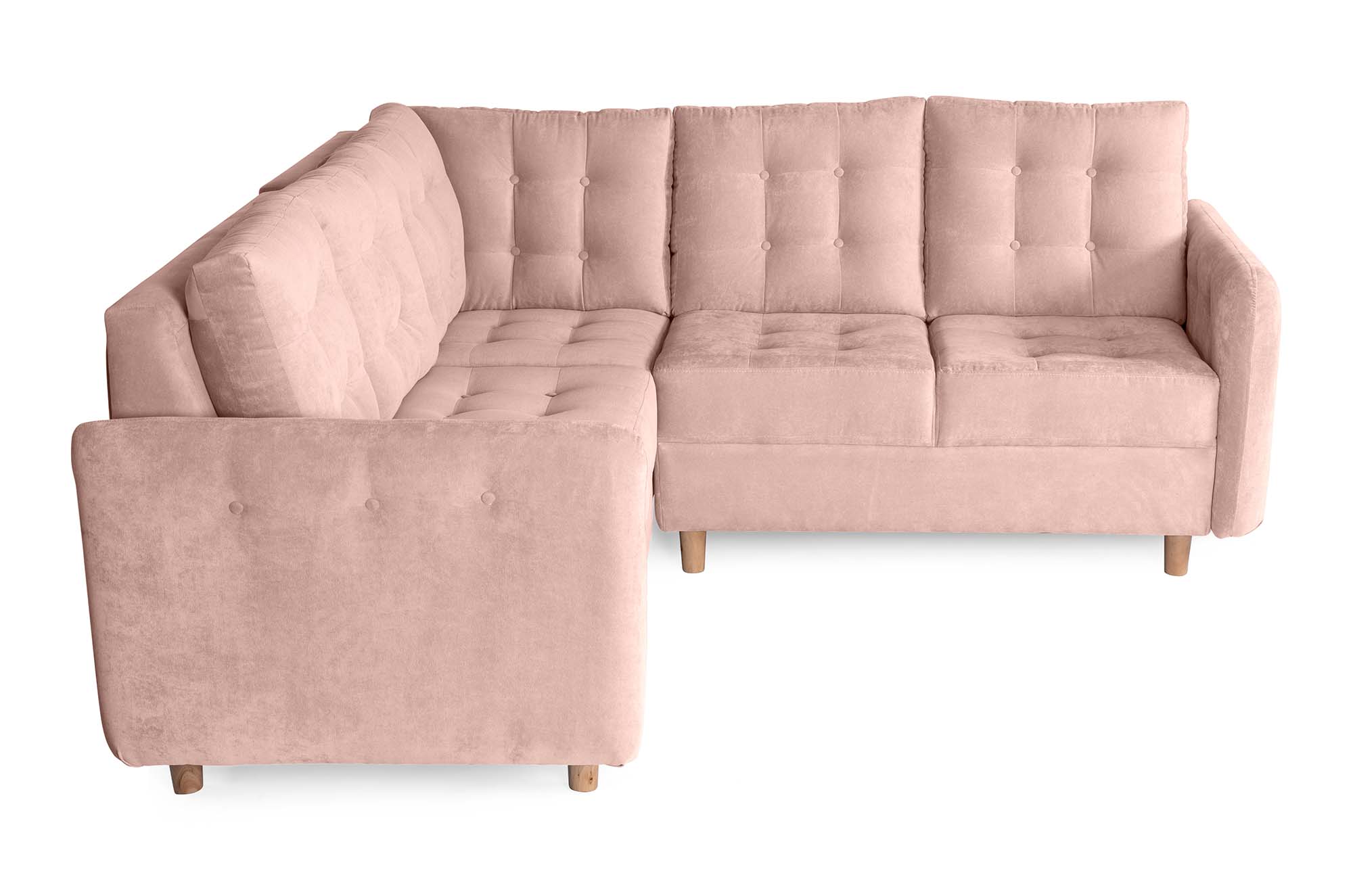 Sala Esquinera Makora Astori Palo de Rosa 3 Piezas