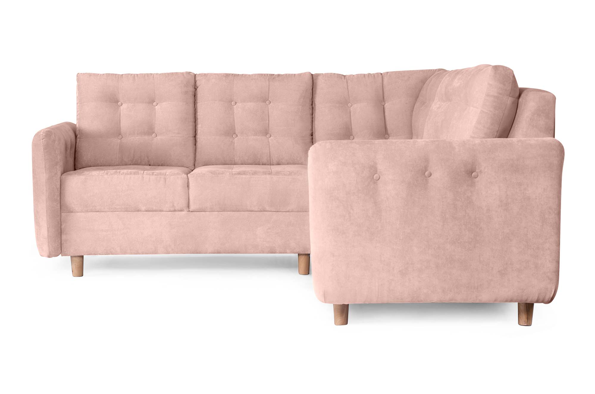 Sala Esquinera Makora Astori Palo de Rosa 3 Piezas