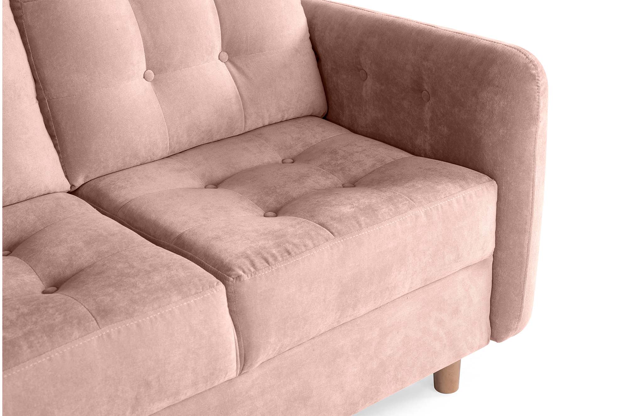 Sala Esquinera Makora Astori Palo de Rosa 3 Piezas