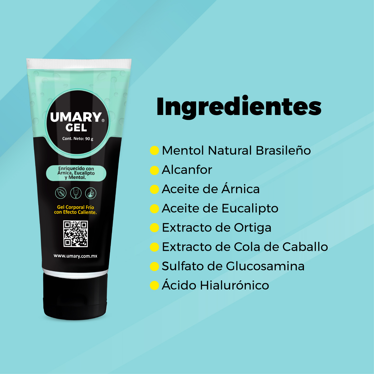 GEL UMARY CONT NETO 90G CORPORAL FRIO.