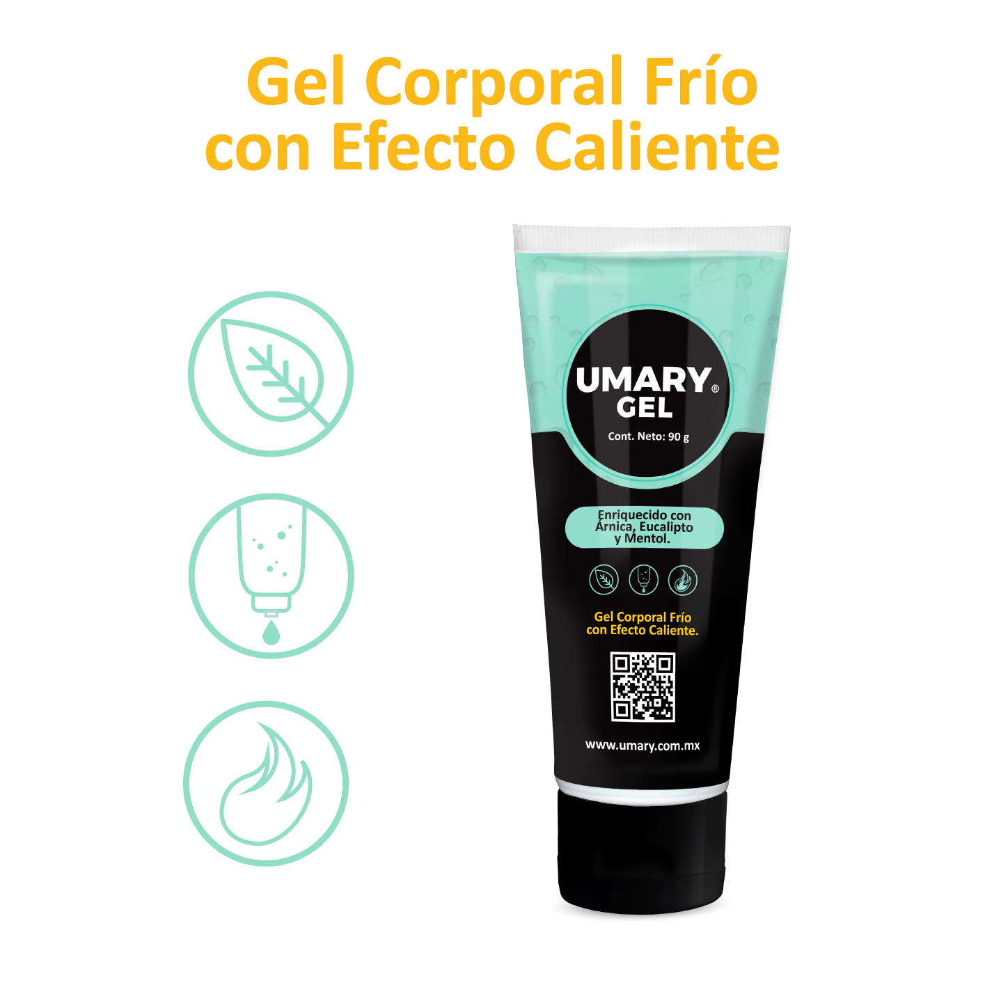 GEL UMARY CONT NETO 90G CORPORAL FRIO.