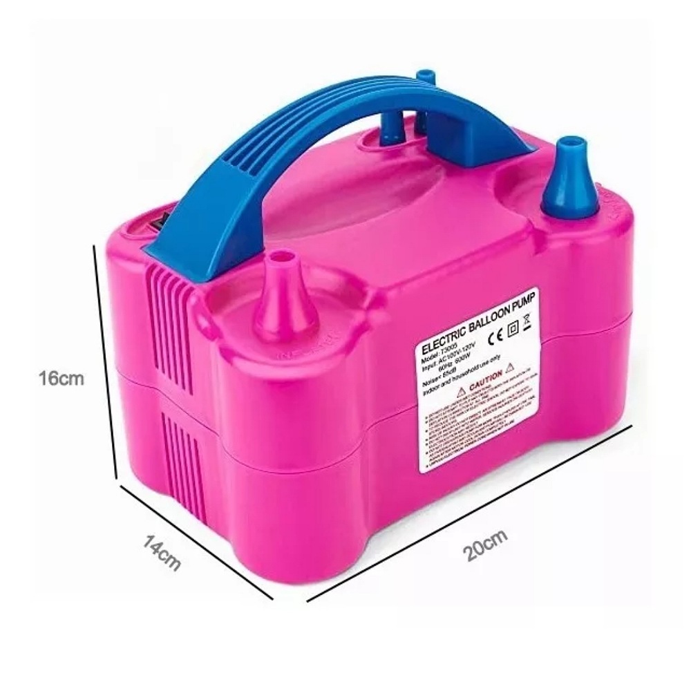 Bomba Para Inflar Globos Electrica Doble Inflador