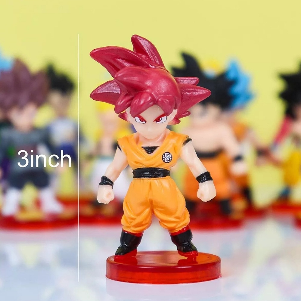 Dragon Ball Juguetes Mini Colección 16 Piezas 7 Cm