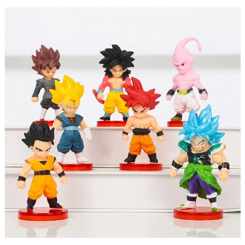 Dragon Ball Juguetes Mini Colección 16 Piezas 7 Cm