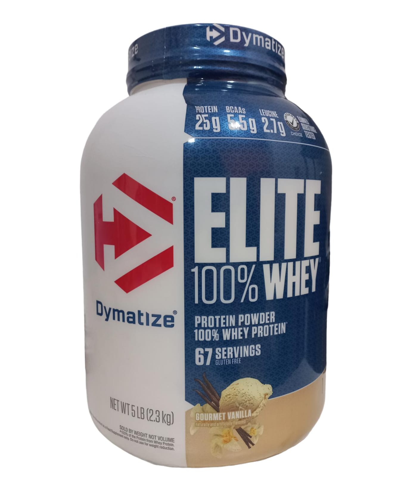 Proteina Elite Whey Dymatize 5lb 2.3 67 serv.