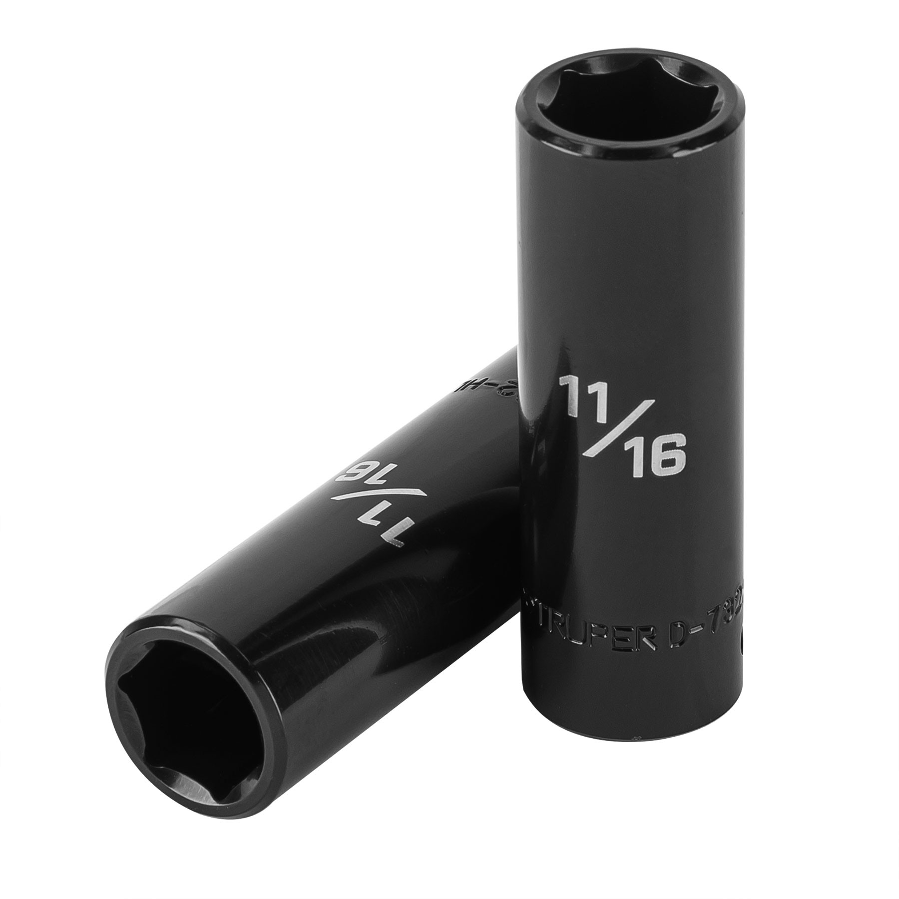 DADO LARGO IMPACTO DE 11/16", 6 PUNTAS, CUADRO 1/2", TRUPER 13391