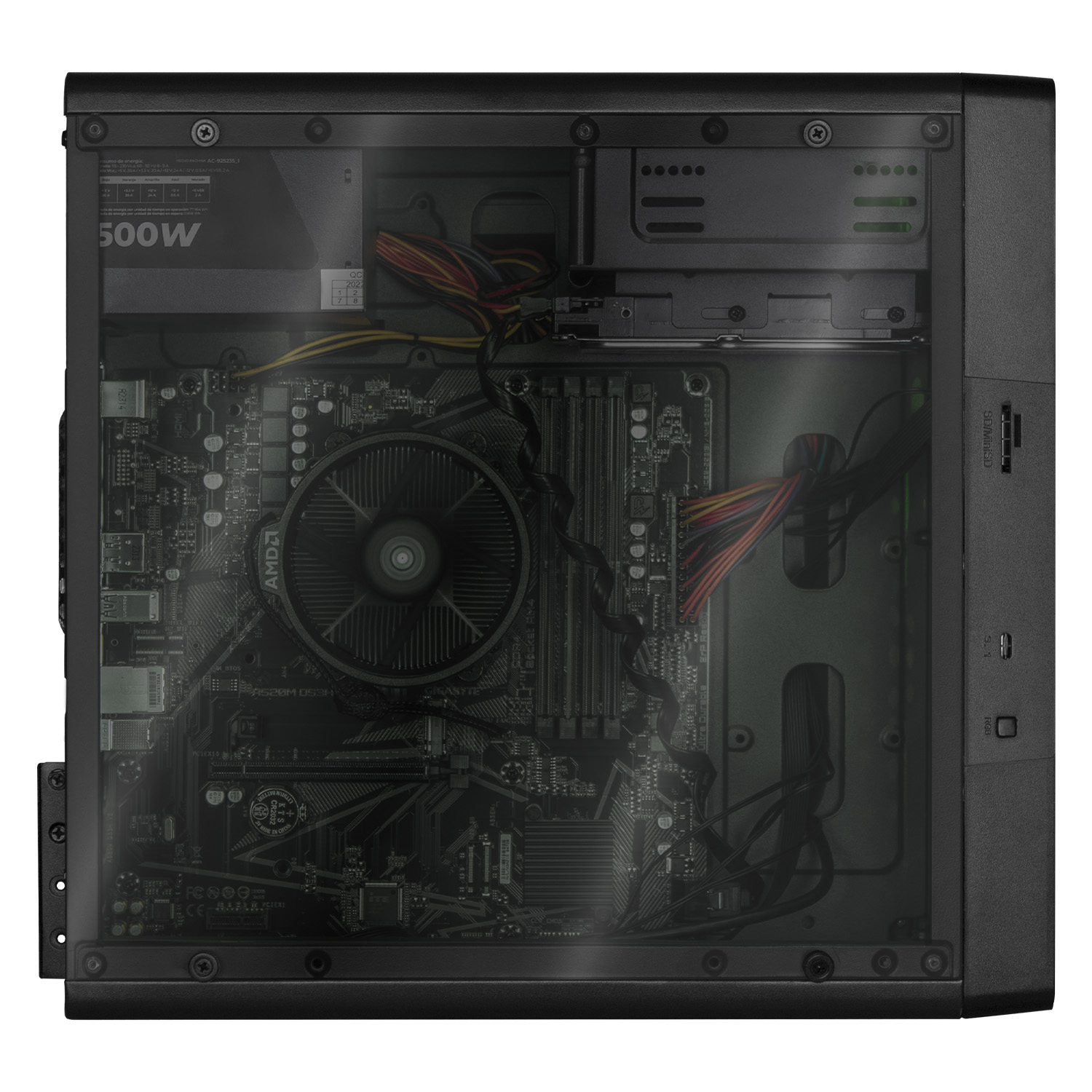 Xtreme PC Gaming AMD Radeon Vega Renoir Ryzen 5 4600G 8GB 1TB WIFI Black Window