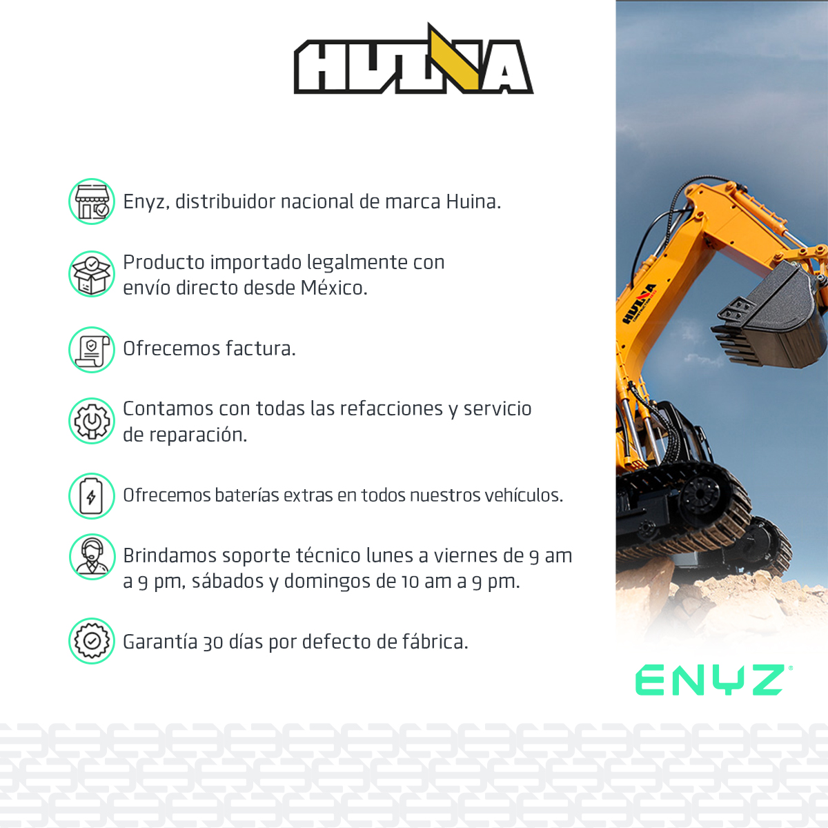 Excavadora a control remoto RC Huina 1535 Metal 1:14 15 canales 2.4Ghz professional excavator Rc de construcción Retroexcavadora RC Excavadora RC de juguete