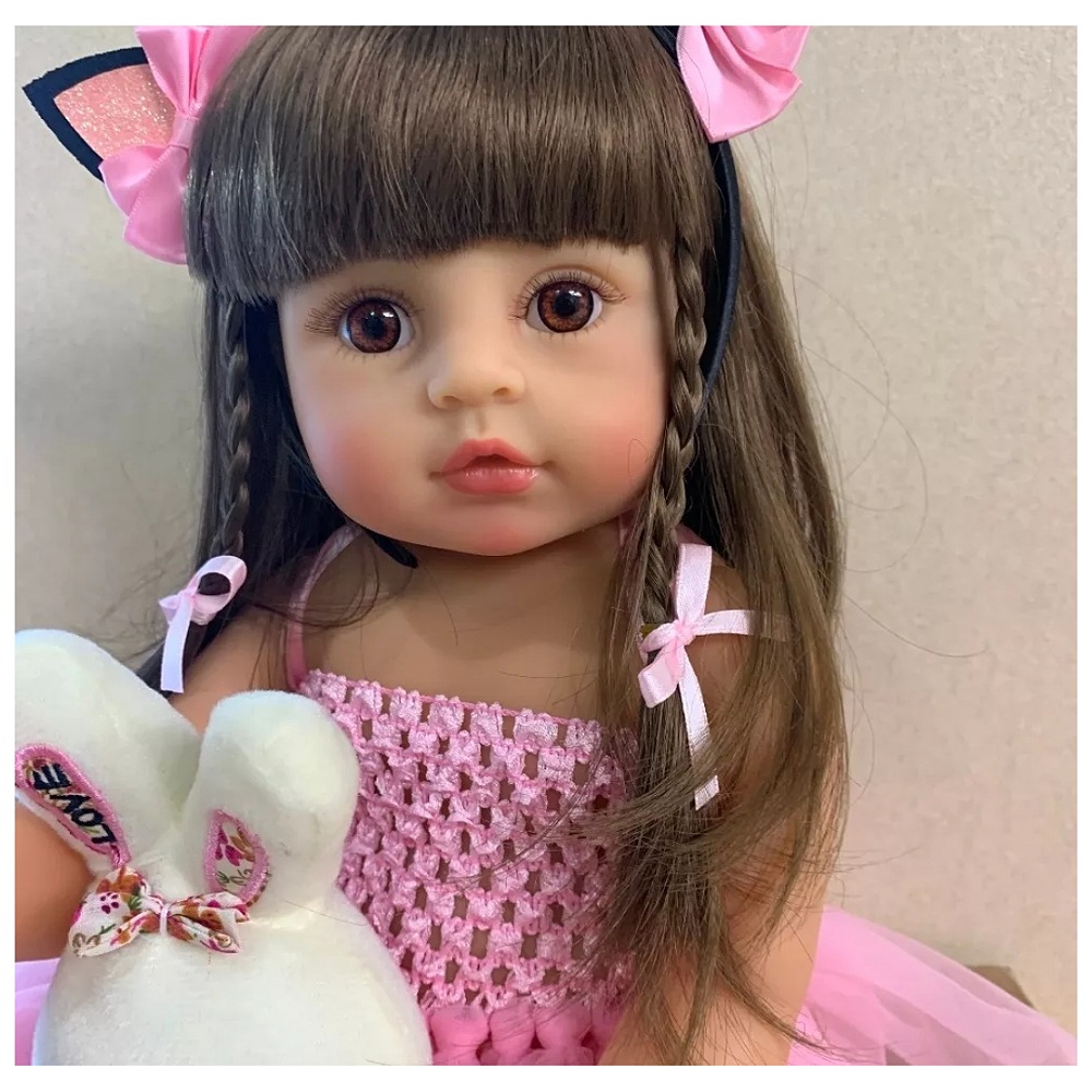 Muñecas Reborn De Silicona De Cuerpo Completo De 55 Cm