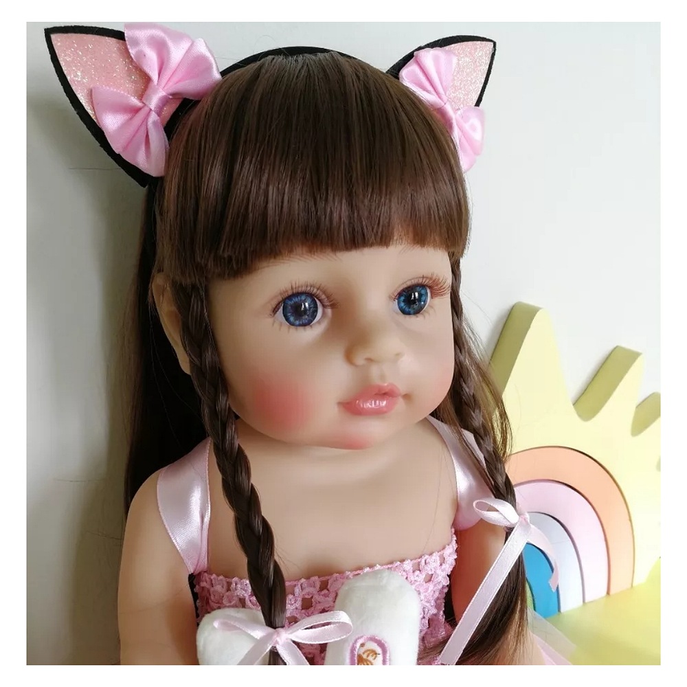 Muñecas Reborn De Silicona De Cuerpo Completo De 55 Cm