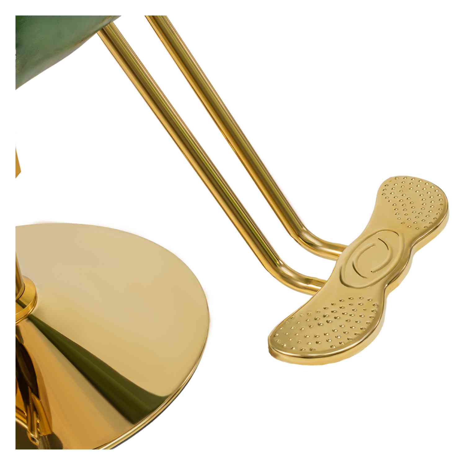 Silla Sillon Premium Barberia Estetica 360 Neumatica Verde