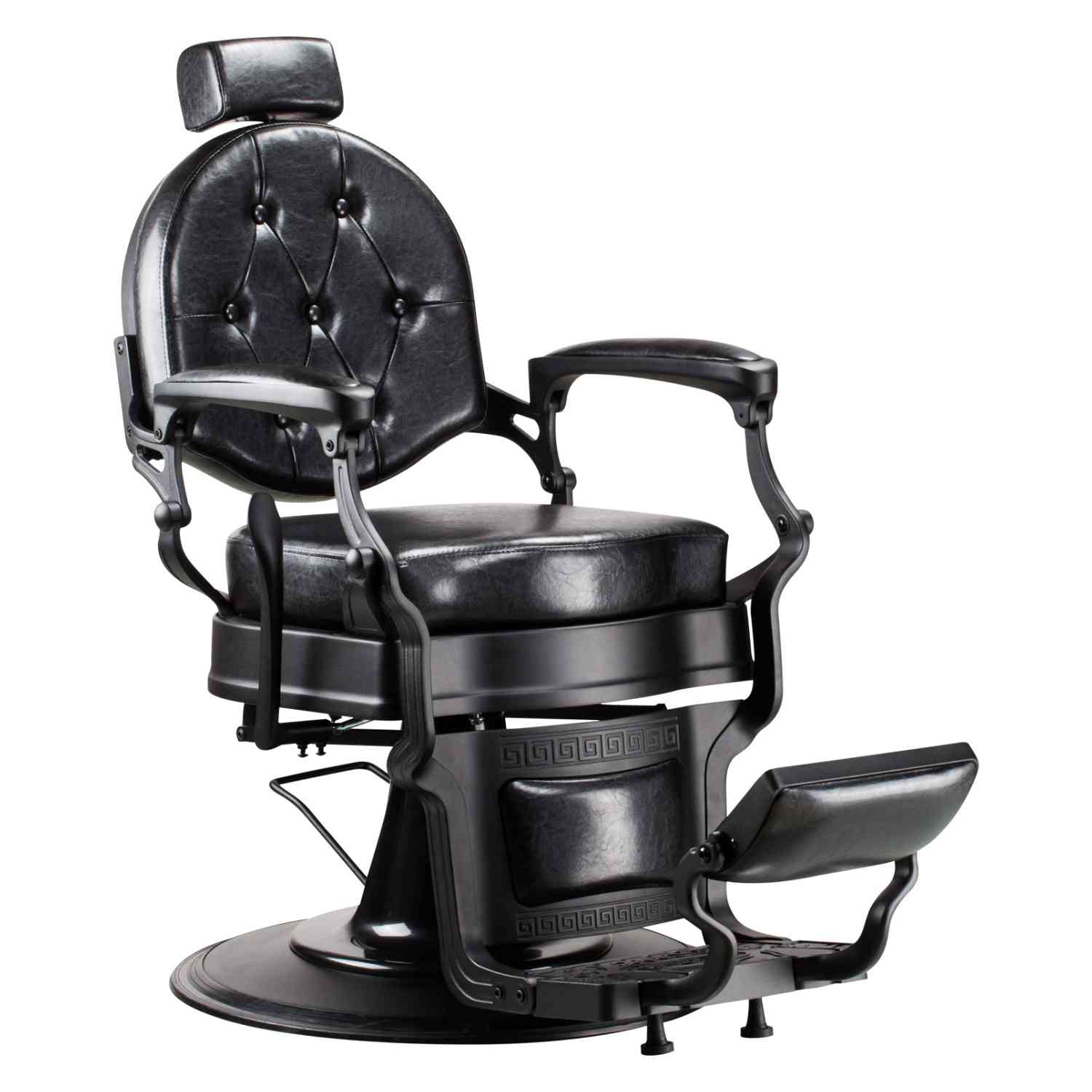 Sillon Gotico Premium Barberia Lujo Robusto Peluqueria Class Negro