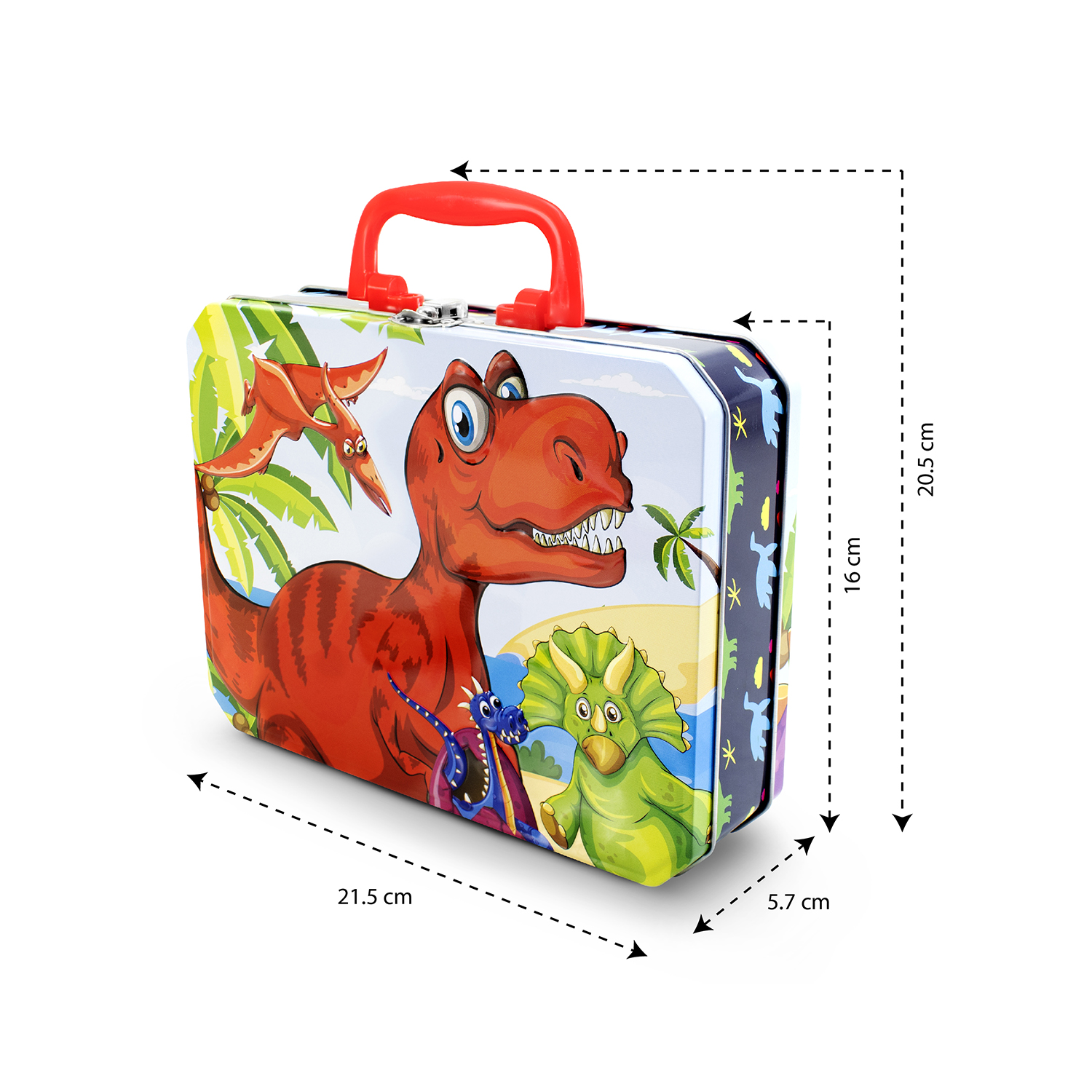 Lonchera Metálica Dinosaurios