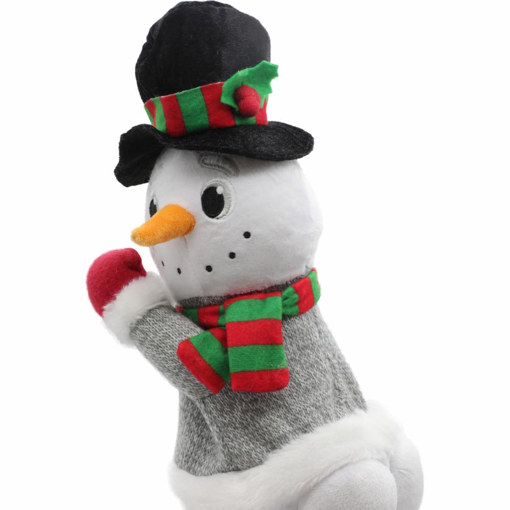 Figura muñeco de nieve con sonidos y movimientos
