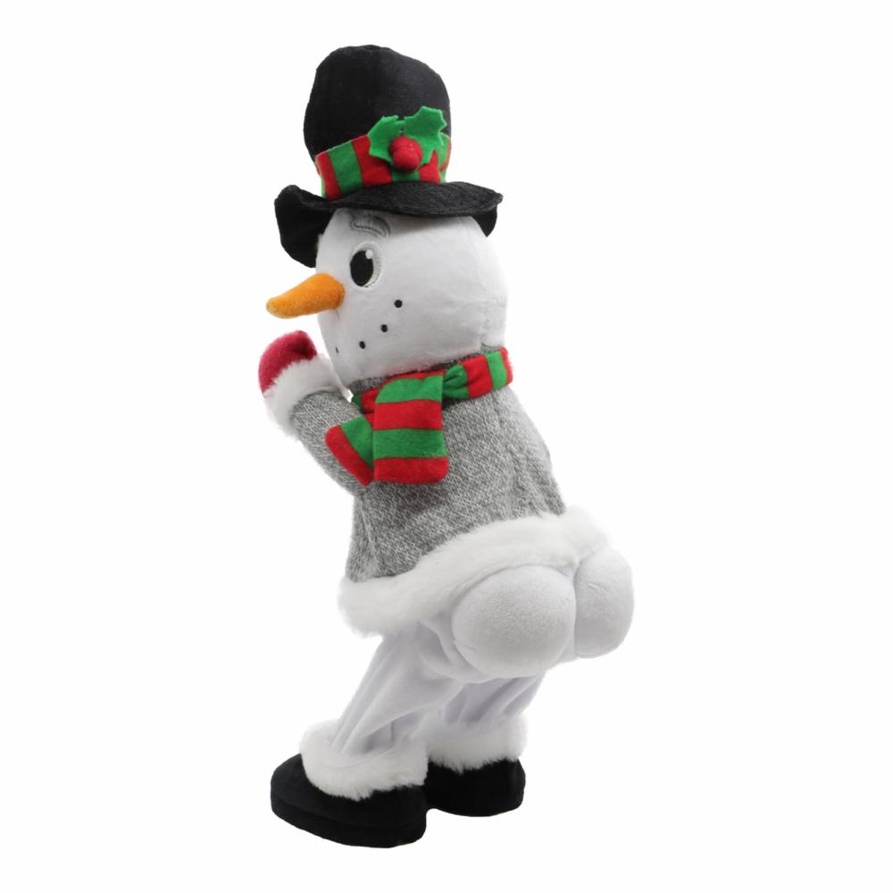 Figura muñeco de nieve con sonidos y movimientos