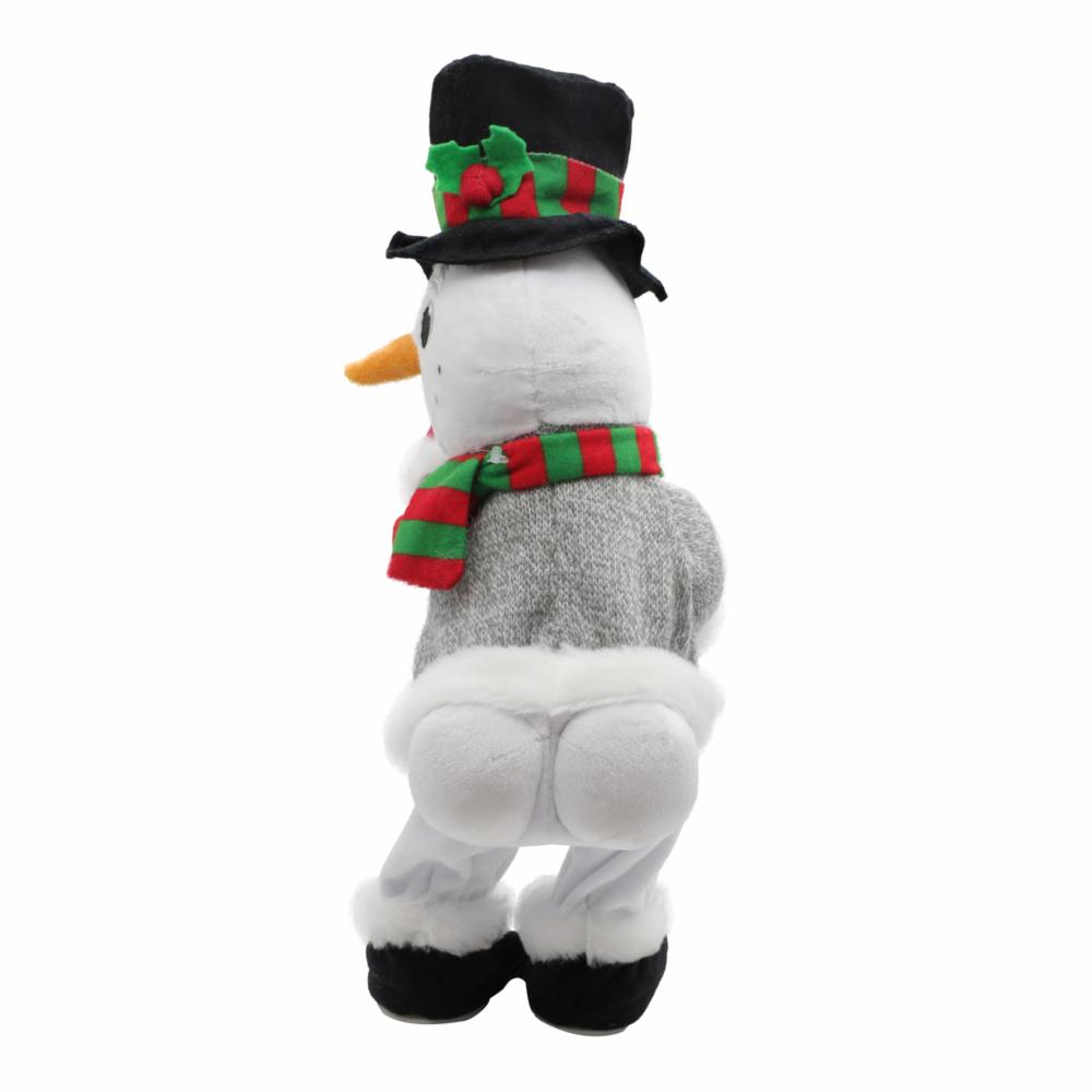 Figura muñeco de nieve con sonidos y movimientos