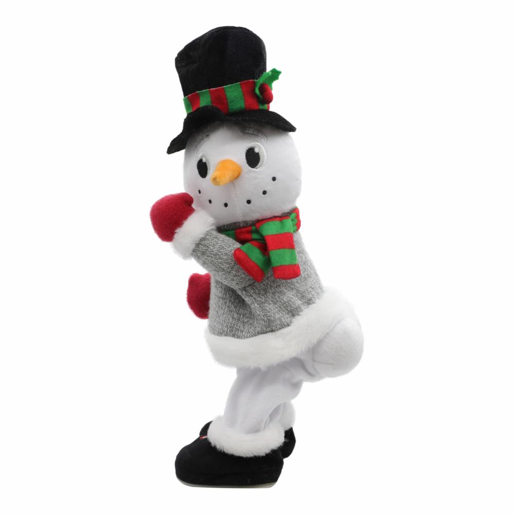 Figura muñeco de nieve con sonidos y movimientos