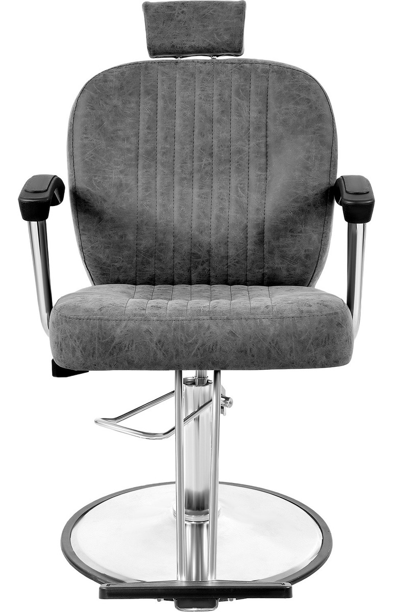 Sillon Silla Barberia Estetica Clasica 360 Moderna Gris