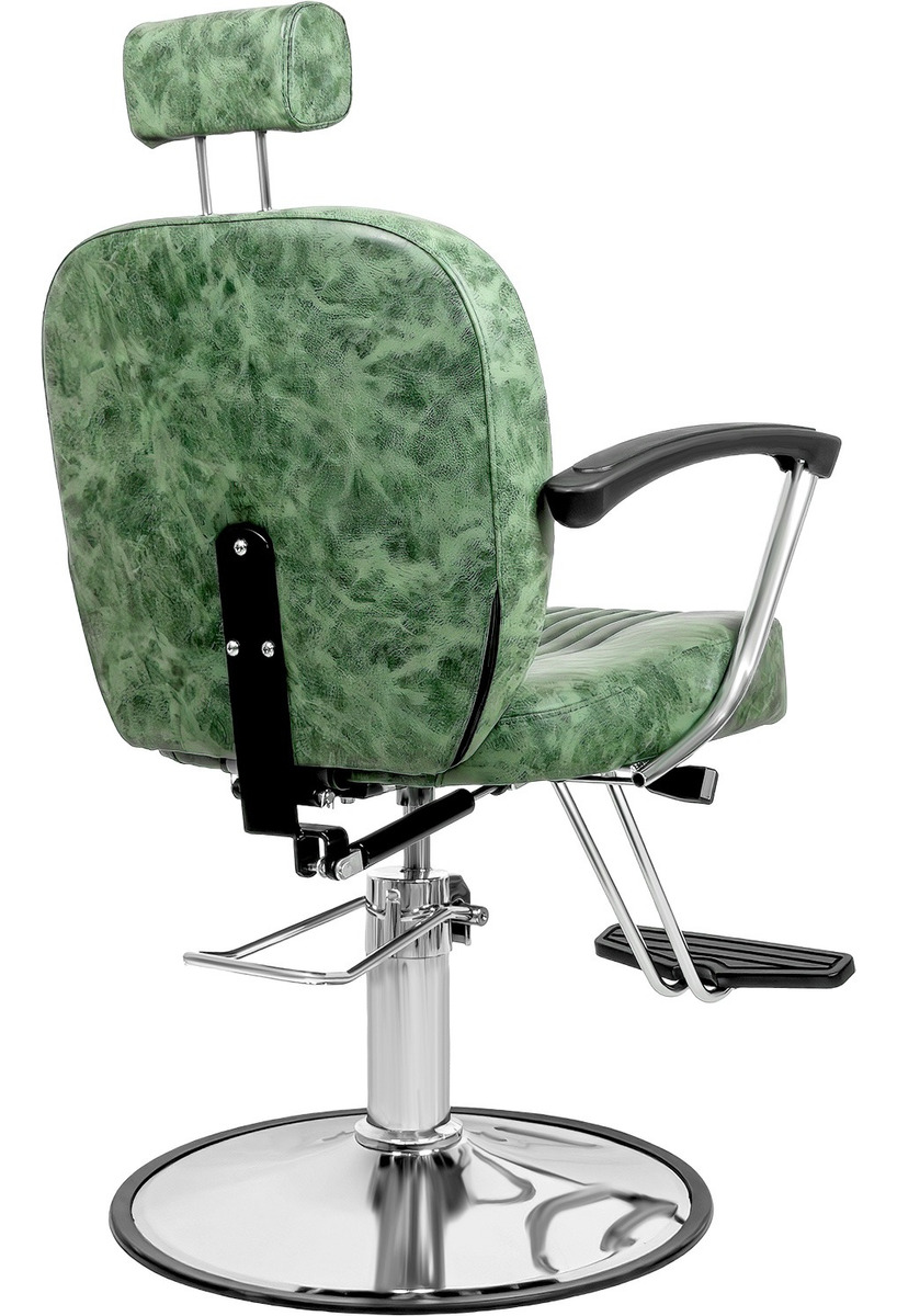 Sillon Silla Barberia Estetica Clasica 360 Moderna Verde
