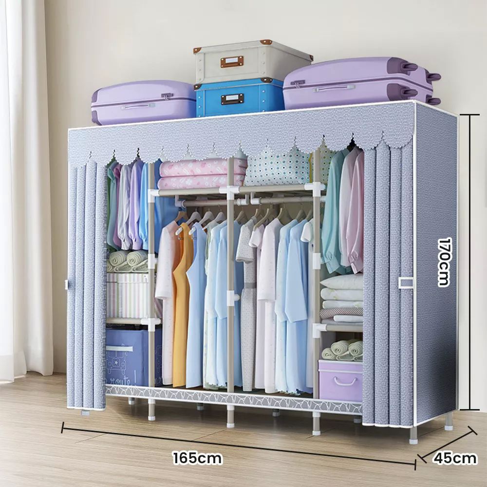 Closet Organizador Rack Ropero 170cm Armable Ropa Armario