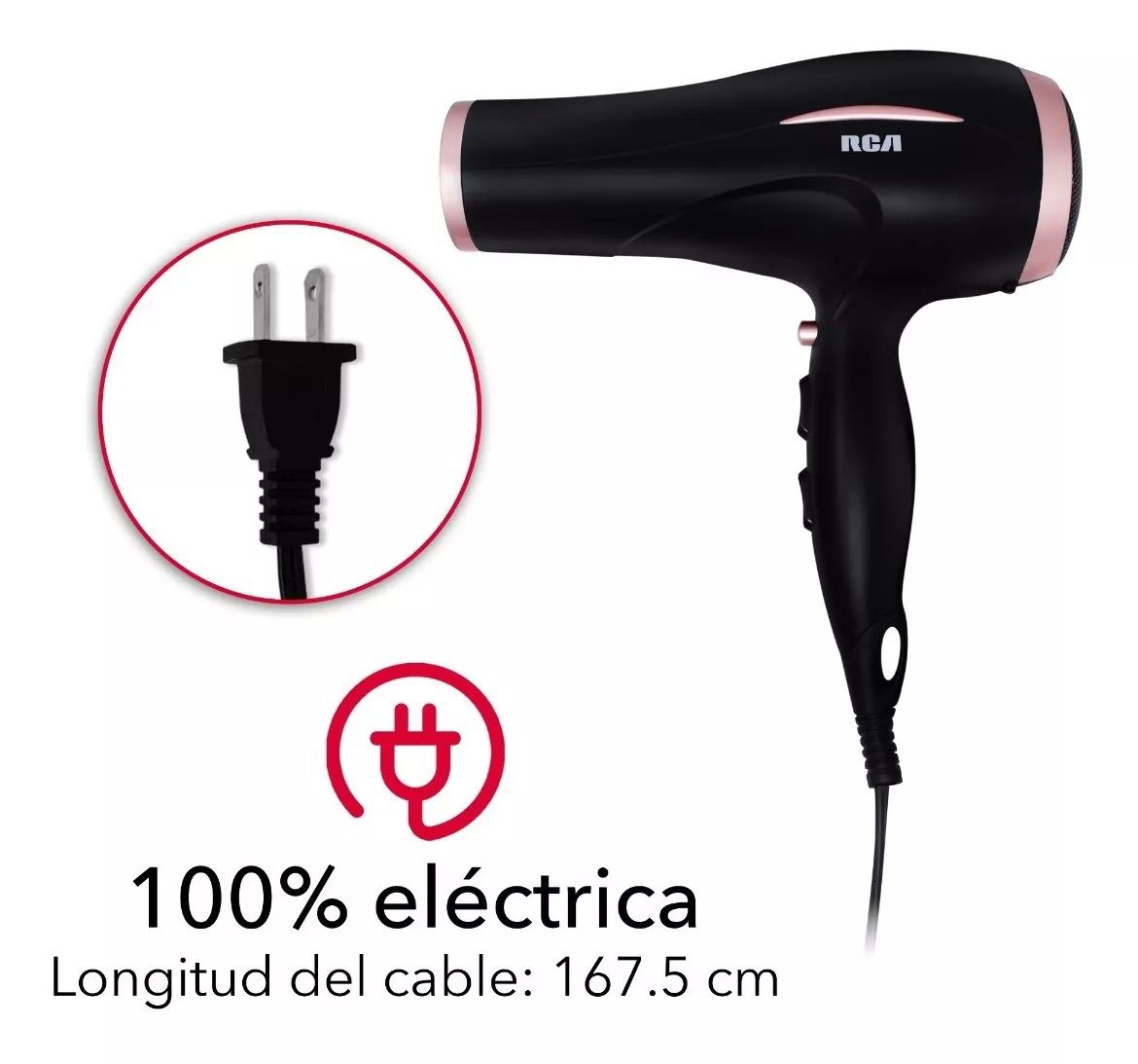 Secadora de best sale cabello rca