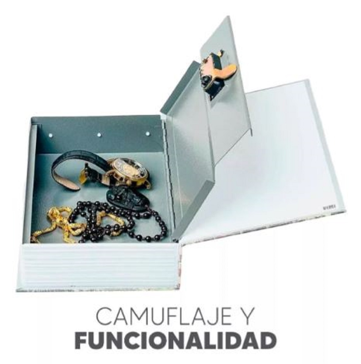 Caja Fuerte Seguridad Tipo Libro.