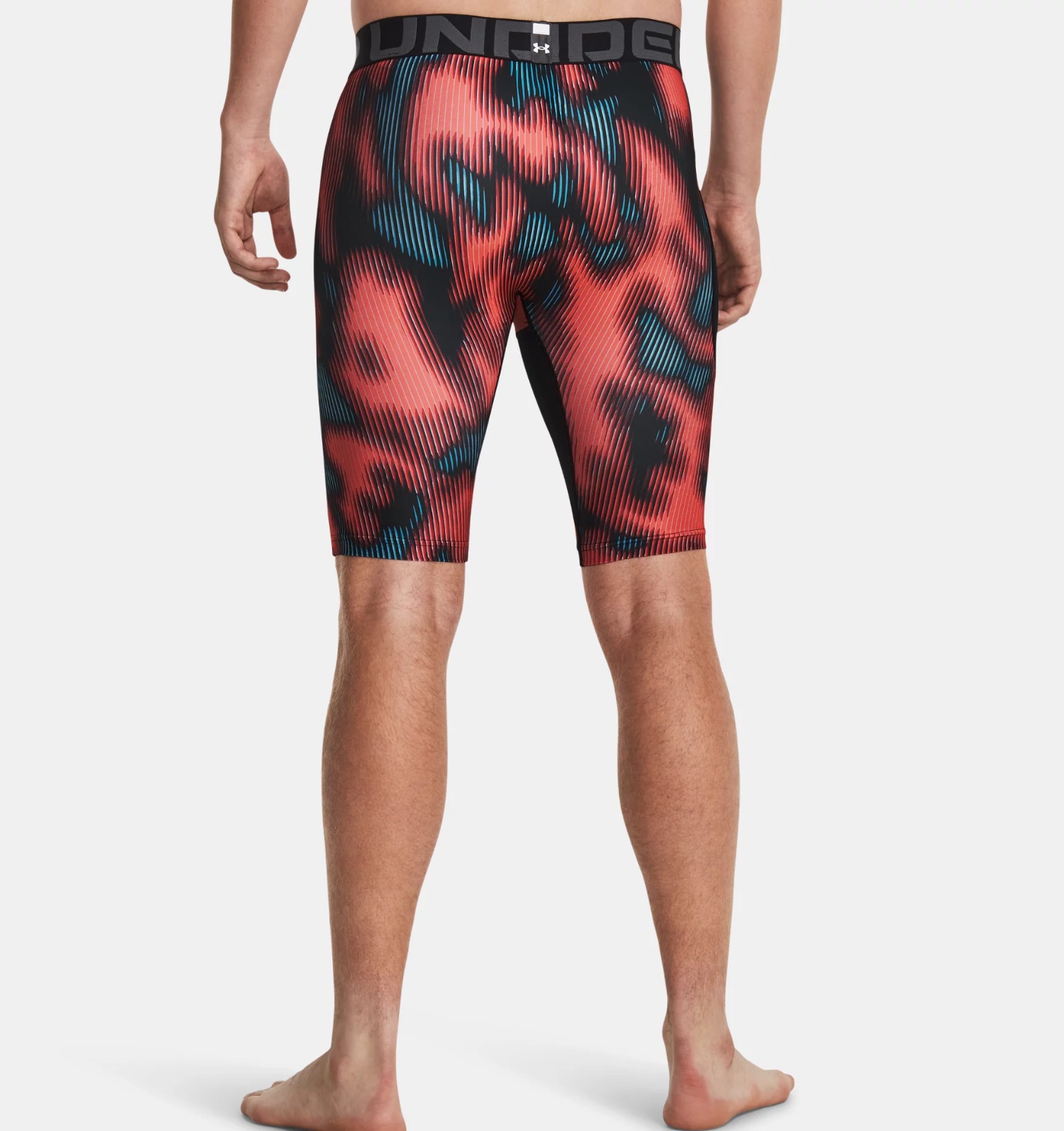 Licra Shorts Under Armour Heatgear High Print Hombre Entrenamiento