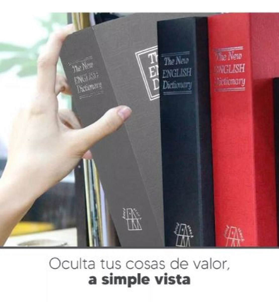 Caja Fuerte Seguridad Tipo Libro.