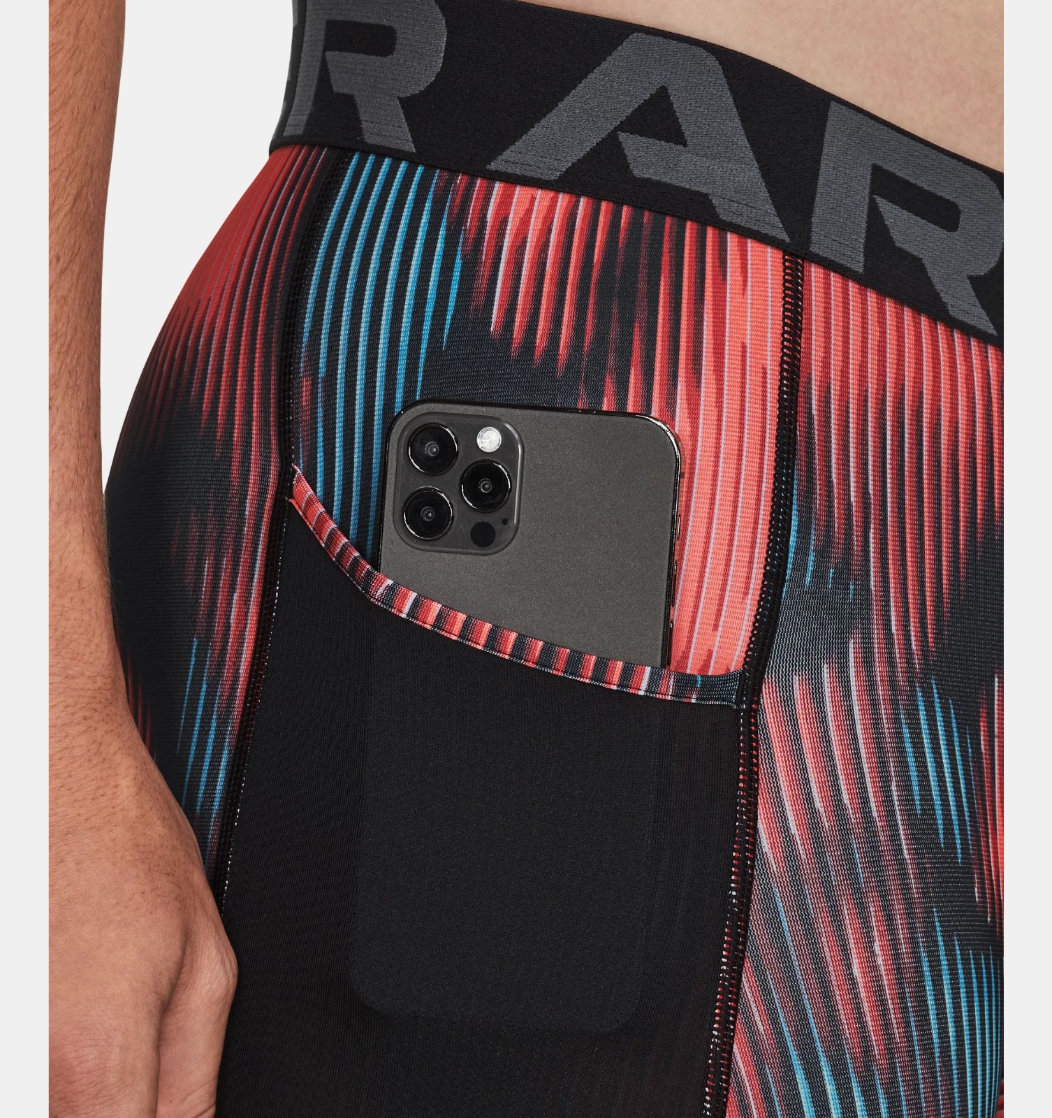 Licra Shorts Under Armour Heatgear High Print Hombre Entrenamiento