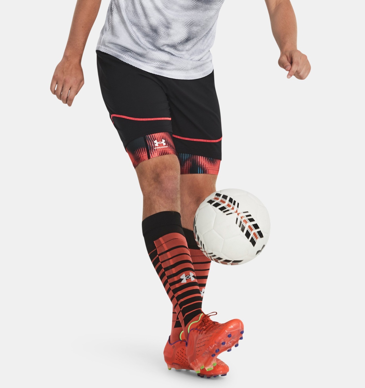 Licra Shorts Under Armour Heatgear High Print Hombre Entrenamiento