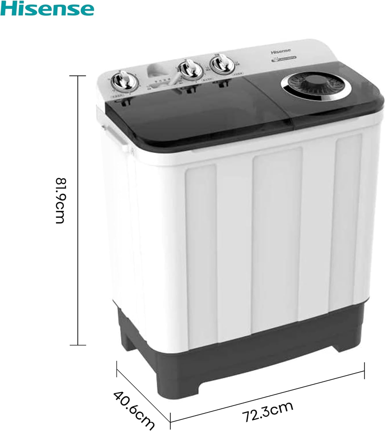 LAVADORA HISENSE DE 11 KG