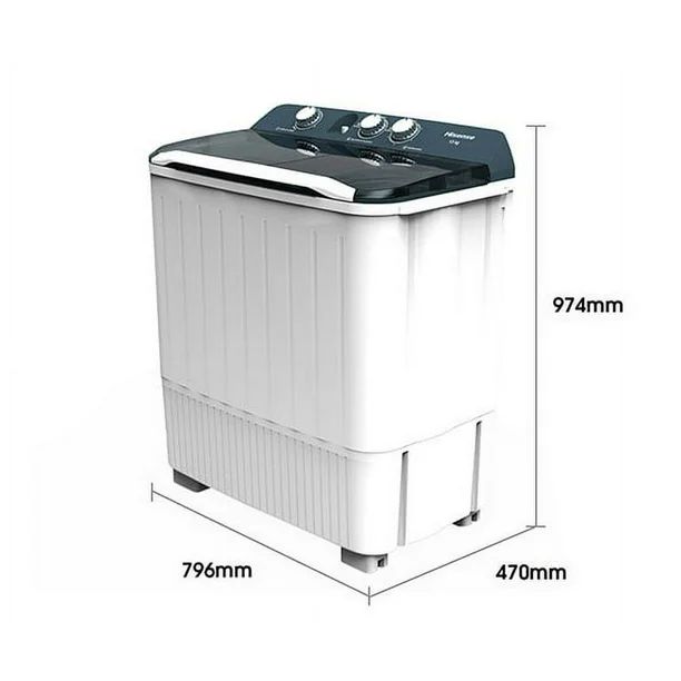 Lavadora Hisense de 13 Kg con 2 Tinas reacondicionado