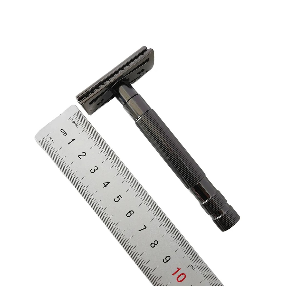 Rastrillo maquinilla afeitar hojas soporte ecológico seguridad doble filo metálico grado medico