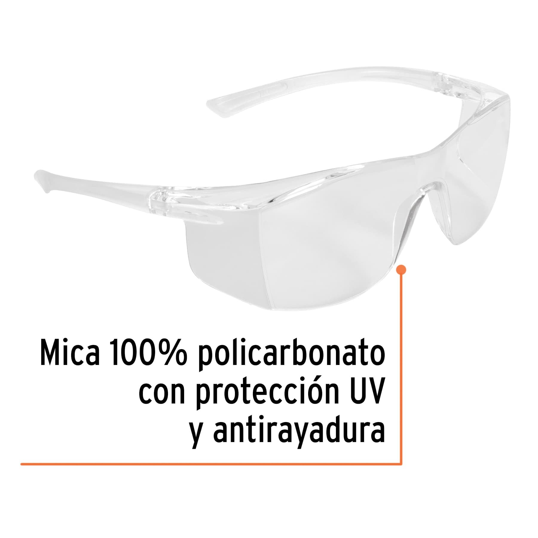 LENTES DE SEGURIDAD TRANSPARENTES, TRUPER ULTRALITE 14293